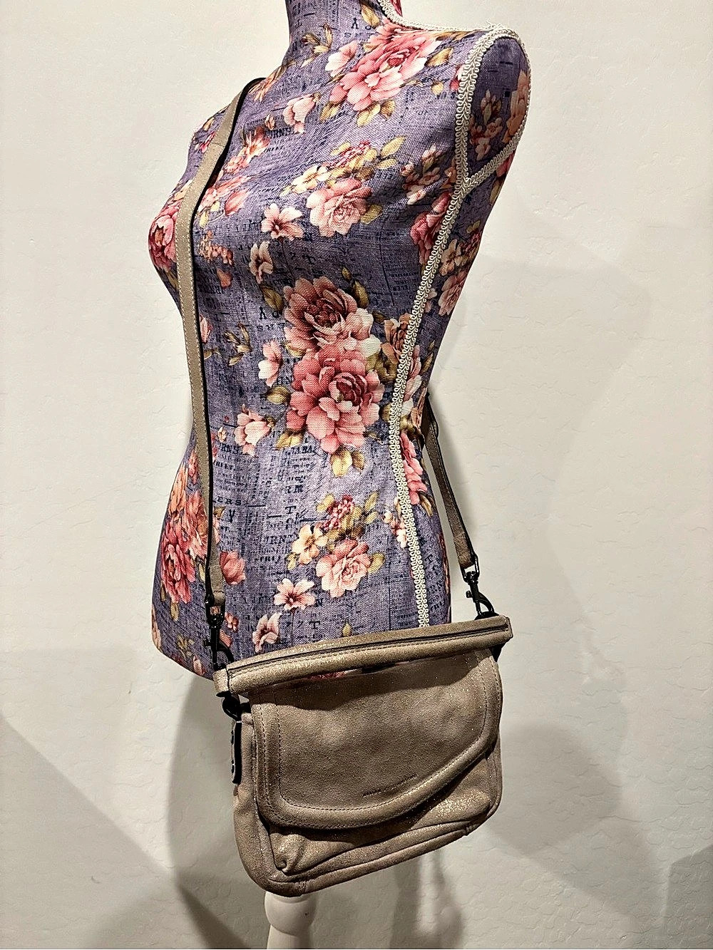 Aimee Kestenberg Here & There Crossbody Bag in Gold & Purple